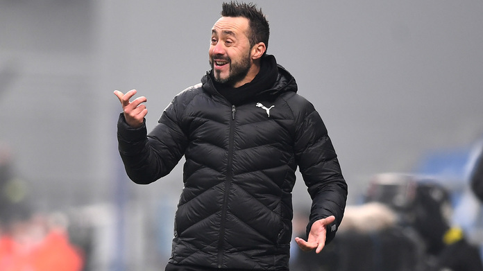 Champions League, De Zerbi: «Il Milan contro il Napoli ha meritato» 26 De Zerbi MG6 0232 1 1