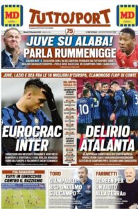 Le prime pagine dei quotidiani sportivi in edicola questa mattina 35 Screenshot 20201210 021736 Chrome