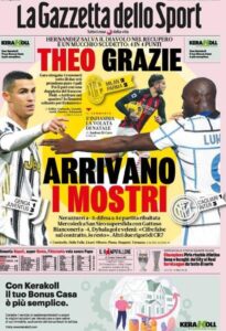 Le prime pagine dei quotidiani sportivi in edicola questa mattina 33 Screenshot 20201214 013843 Chrome