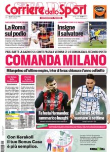 Le prime pagine dei quotidiani sportivi in edicola questa mattina 34 Screenshot 20201224 012710 Chrome