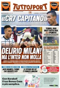 Le prime pagine dei quotidiani sportivi in edicola questa mattina 35 Screenshot 20201224 012725 Chrome