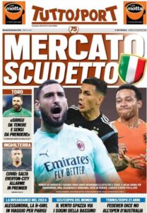 Le prime pagine dei quotidiani sportivi in edicola questa mattina 35 Screenshot 20201229 013550 Chrome