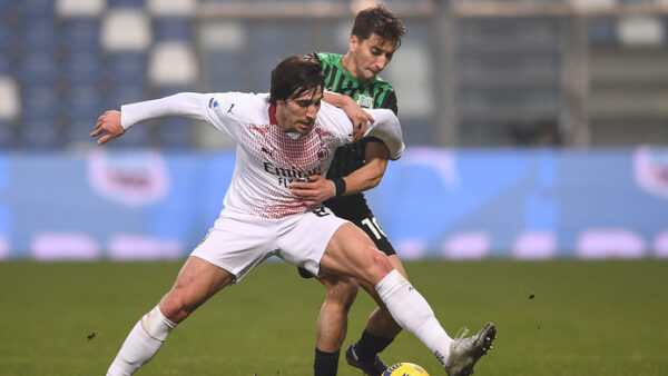 Sassuolo Milan serie A