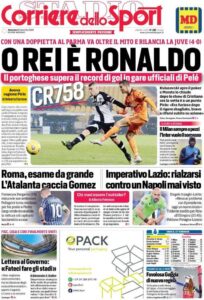 Le prime pagine dei quotidiani sportivi in edicola questa mattina 34 corriere dello sport 2020 12 20 5fde8e8173dbd