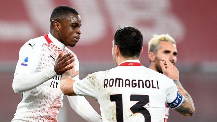 Kalulu: «Fiero di essere al Milan. Con Romagnoli ci capiamo bene» 26 esult gol Kalulu MG6 2572 1 1