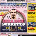 Le prime pagine dei quotidiani sportivi in edicola questa mattina 32 la gazzetta dello sport 2020 12 15 5fd80130ecce9