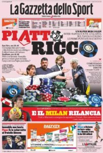 Le prime pagine dei quotidiani sportivi in edicola questa mattina 33 la gazzetta dello sport 2020 12 16 5fd94ce0210f3
