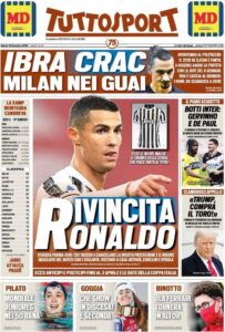 Le prime pagine dei quotidiani sportivi in edicola questa mattina 33 tuttosport 2020 12 19 5fdd3957e6b00