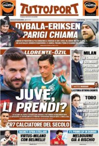 Le prime pagine dei quotidiani sportivi in edicola questa mattina 35 tuttosport 2020 12 27 5fe7c2fd3b3f6