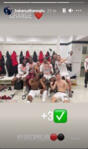 Calhanoglu festeggia "a distanza" con i compagni: «Forza Milan» - FOTO 29 Calhanoglu