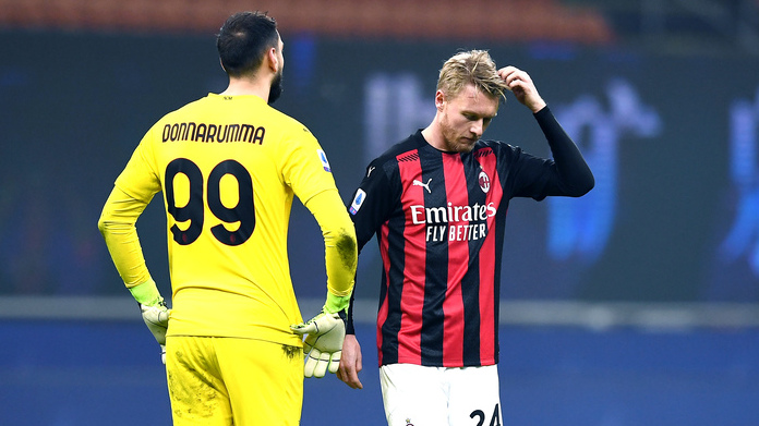 Allarme difesa, nel 2021 è venuto meno un punto di forza 26 Donnarumma Kjaer MG1 6927 1 1