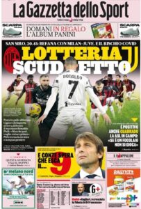 Le prime pagine dei quotidiani sportivi in edicola questa mattina 33 Screenshot 20210106 071631 Chrome