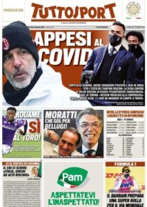 Le prime pagine dei quotidiani sportivi in edicola questa mattina 35 Screenshot 20210106 071721 Chrome