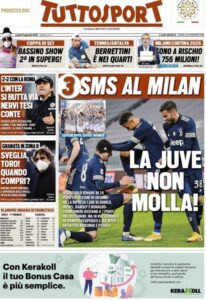 Le prime pagine dei quotidiani sportivi in edicola questa mattina 35 Screenshot 20210111 070136 Chrome