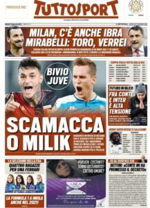 Le prime pagine dei quotidiani sportivi in edicola questa mattina 35 Screenshot 20210112 072941 Chrome
