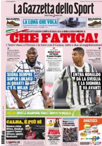 Le prime pagine dei quotidiani sportivi in edicola questa mattina 33 Screenshot 20210114 011236 Chrome