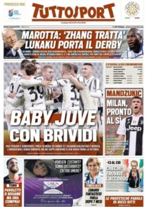 Le prime pagine dei quotidiani sportivi in edicola questa mattina 35 Screenshot 20210114 011309 Chrome