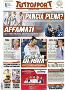 Le prime pagine dei quotidiani sportivi in edicola questa mattina 35 Screenshot 20210119 002814 Chrome