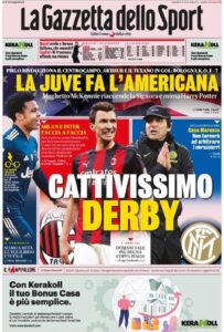 Le prime pagine dei quotidiani sportivi in edicola questa mattina 33 Screenshot 20210125 075816 Chrome