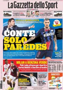 Le prime pagine dei Quotidiani Sportivi italiani di oggi 33 la gazzetta dello sport 2021 01 09 5ff8f20cec98c