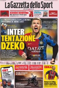Le prime pagine dei quotidiani sportivi in edicola questa mattina 33 la gazzetta dello sport 2021 01 29 601397b435b8f