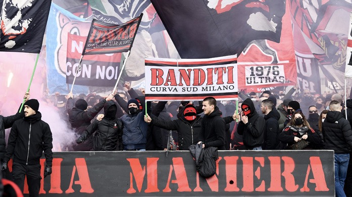 Curva sud Milano
