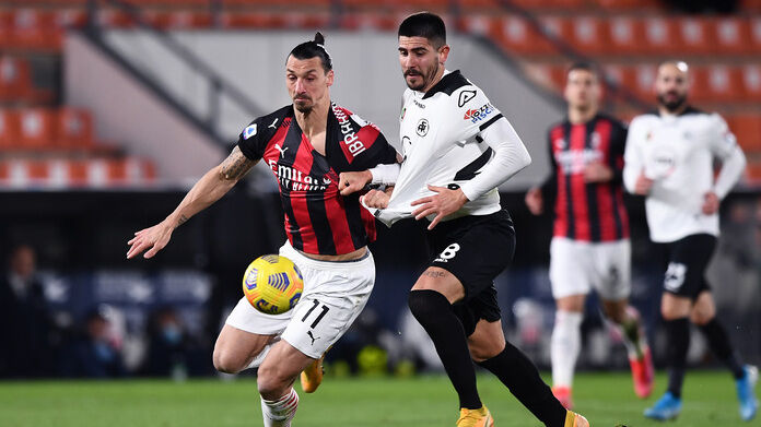 Spezia-Milan serie A