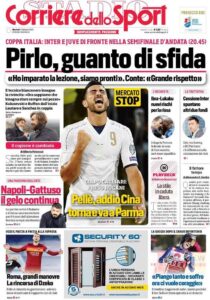 Le prime pagine dei quotidiani sportivi in edicola questa mattina 34 corriere dello sport 2021 02 02 60189844e5d85
