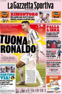Le prime pagine dei quotidiani sportivi in edicola questa mattina 33 la gazzetta dello sport 2021 02 07 601f2c0dbdee6