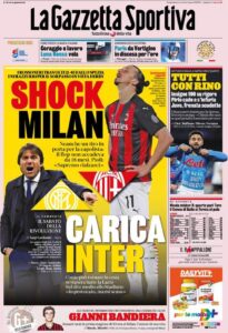 Le prime pagine dei quotidiani sportivi in edicola questa mattina 33 la gazzetta dello sport 2021 02 14 6028b0e223b5e