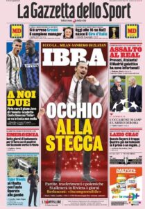 Le prime pagine dei quotidiani sportivi in edicola questa mattina 33 la gazzetta dello sport 2021 02 24 6035dff3a6608