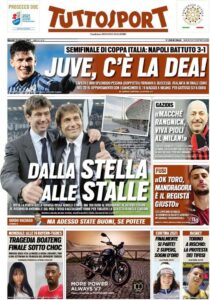 Le prime pagine dei quotidiani sportivi in edicola questa mattina 35 tuttosport 2021 02 11 60246ac4566cb