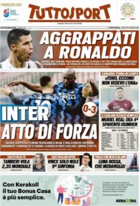 Le prime pagine dei quotidiani sportivi in edicola questa mattina 35 tuttosport 2021 02 22 6032ed30ce027