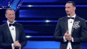 Ibrahimovic a Sanremo: il resoconto della serata insieme a Mihajlovic