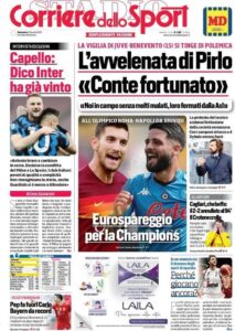 Le prime pagine dei quotidiani sportivi in edicola questa mattina 34 corriere dello sport 2021 03 21 6056e83418329