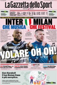 Le prime pagine dei quotidiani sportivi in edicola questa mattina 33 la gazzetta dello sport 2021 03 01 603c783bdc05a