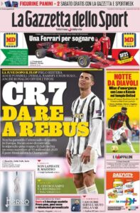 Le prime pagine dei quotidiani sportivi in edicola questa mattina 33 la gazzetta dello sport 2021 03 11 6049a69d39823