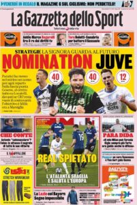 Le prime pagine dei quotidiani sportivi in edicola questa mattina 34 la gazzetta dello sport 2021 03 17 60518f062625e