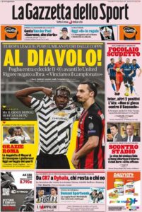 Le prime pagine dei quotidiani sportivi in edicola questa mattina 33 la gazzetta dello sport 2021 03 19 60543287a3120