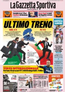 Le prime pagine dei quotidiani sportivi in edicola questa mattina 33 la gazzetta dello sport 2021 03 21 6056e8b513b5d