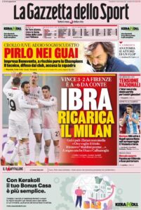 Le prime pagine dei quotidiani sportivi in edicola questa mattina 33 la gazzetta dello sport 2021 03 22 605826f3a6153