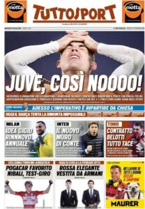 Le prime pagine dei quotidiani sportivi in edicola questa mattina 35 tuttosport 2021 03 10 6048542d4b735