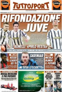 Le prime pagine dei quotidiani sportivi in edicola questa mattina 35 tuttosport 2021 03 11 6049a5e71164d