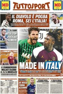 Le prime pagine dei quotidiani sportivi in edicola questa mattina 35 tuttosport 2021 03 19 605431f76f233