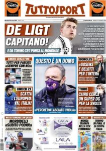 Le prime pagine dei quotidiani sportivi in edicola questa mattina 35 tuttosport 2021 03 24 605a7afa4251d