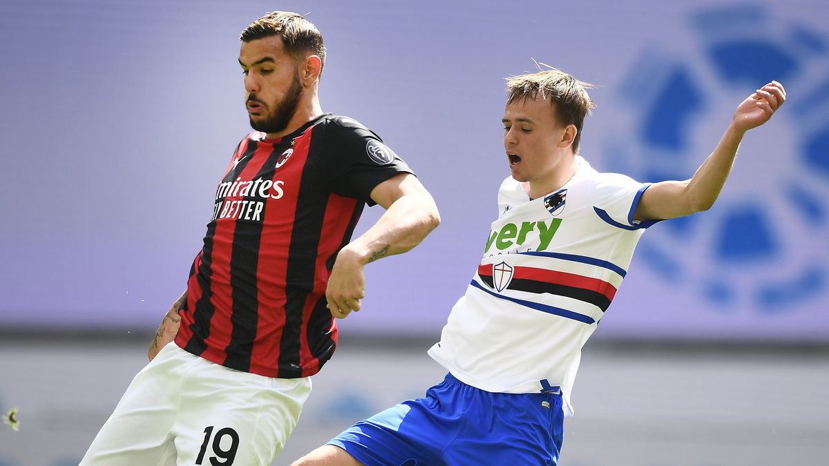 Damsgaard Milan, la Sampdoria rilancia per trattenerlo 26 Hernandez Damsgaard 2NC2365 1 1