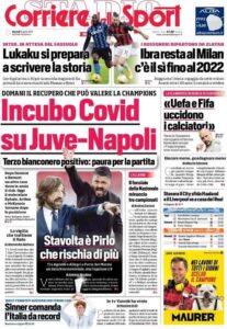 Le prime pagine dei quotidiani sportivi in edicola questa mattina 34 IMG 20210406 WA0002