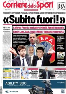 Le prime pagine dei quotidiani sportivi in edicola questa mattina 34 IMG 20210420 WA0003