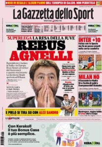 Le prime pagine dei quotidiani sportivi in edicola questa mattina 33 IMG 20210422 WA0001