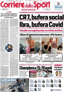 Le prime pagine dei quotidiani sportivi in edicola questa mattina 34 corriere dello sport 2021 04 13 607518d539790